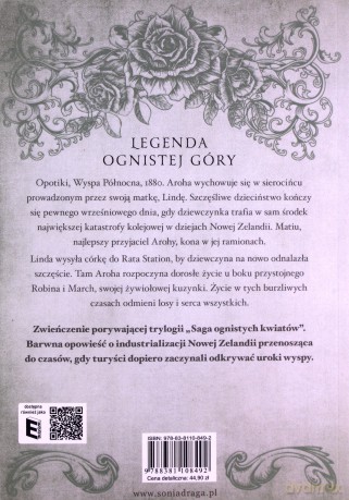 Legenda ognistej góry. Saga ognistych kwiatów (Tom 3) - Sarah Lark [KSIĄŻKA]