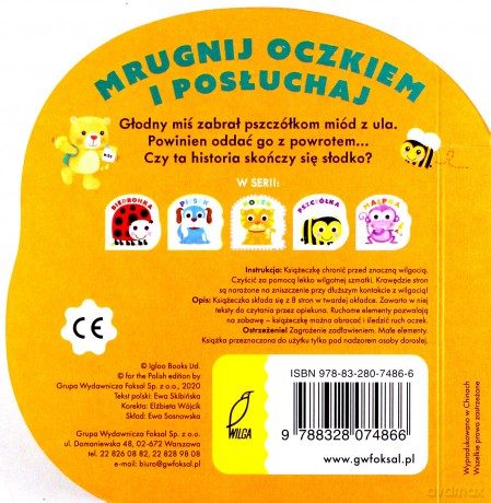 Miś. Mrugnij oczkiem i posłuchaj [KSIĄŻKA]