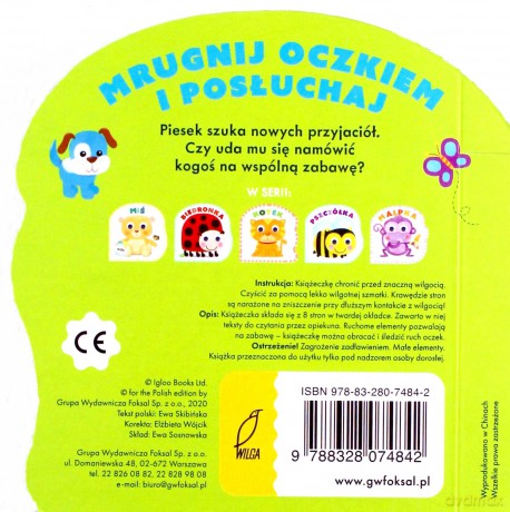 Piesek. Mrugnij oczkiem i posłuchaj [KSIĄŻKA]