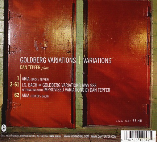 Dan Tepfer: Goldberg Variations [CD]