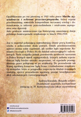 Służba wywiadowcza i ochrona przeciwszpiegowska - W.Stepek, K.Chodkiewicz [KSIĄŻKA]