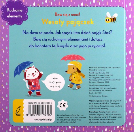 Wesoły pajączek. Baw się z nami! [KSIĄŻKA]