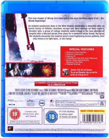 Wrong Turn 4: Bloody Beginnings [Blu-Ray]