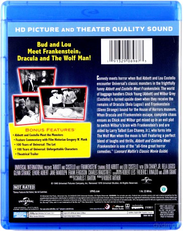 Abbott and Costello meet Frankenstein [Blu-Ray]