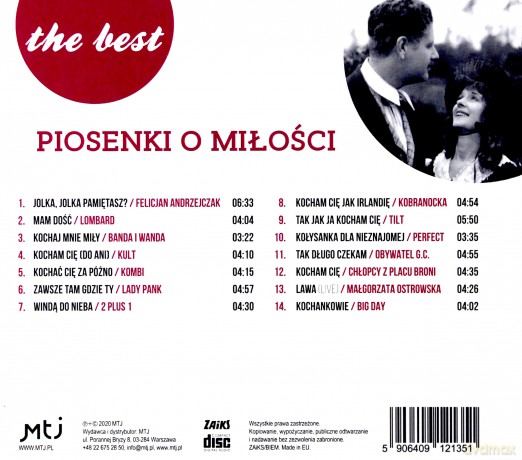 The best - Piosenki o miłości [CD]
