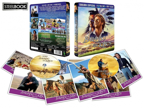 Dances with Wolves (steelbook) [Blu-Ray]+[DVD]
