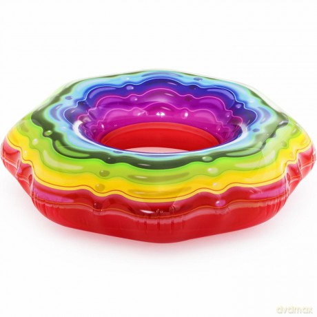 Dmuchane koło do pływania Rainbow 115cm