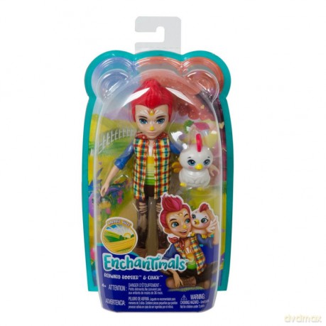 Lalka Enchantimals + zwierzątko dodatkowe Kogut