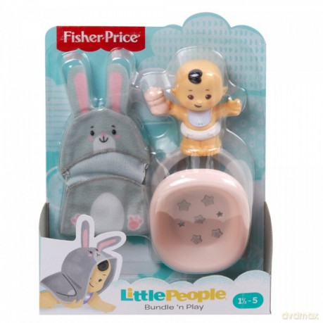 Little People Bobas + kocyk otulacz, Bujaczek królik [FIGURKA]