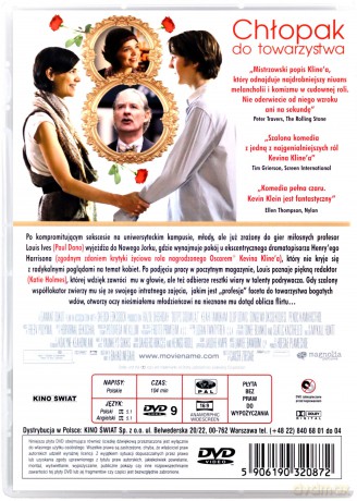 Chłopak do towarzystwa [DVD]