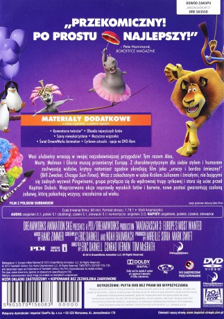 Madagaskar 3 [DVD]