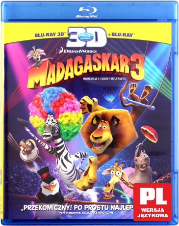Madagaskar 3 3D [Blu-Ray]+[Blu-Ray 3D]