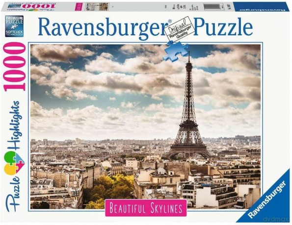 RAVENSBURGER 1000 el. Paryż [PUZZLE]