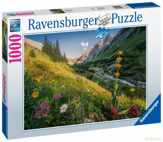 RAVENSBURGER 1000 el. Rajski widok na góry [PUZZLE]