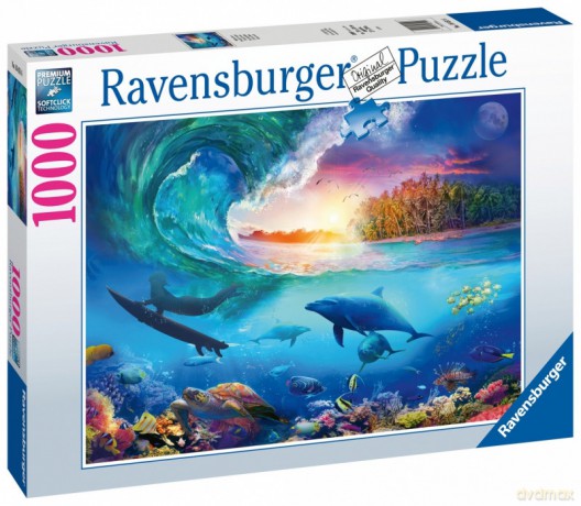 RAVENSBURGER 1000 el. Serfer łapiacy fale [PUZZLE]