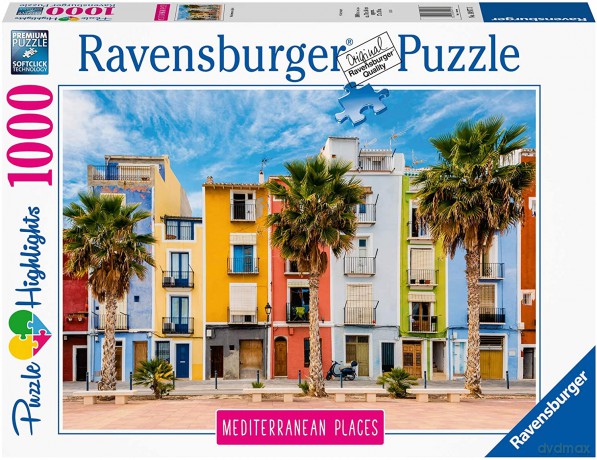 RAVENSBURGER 1000 el. Środziemnomorska Hiszpania [PUZZLE]