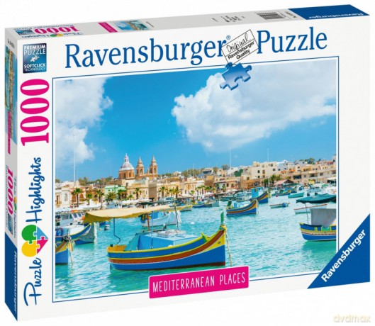 RAVENSBURGER 1000 el. Śródziemnomorska Malta [PUZZLE]
