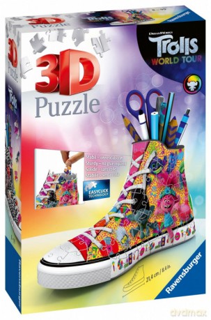 RAVENSBURGER 108 el. 3D Sneaker Trolls [PUZZLE]