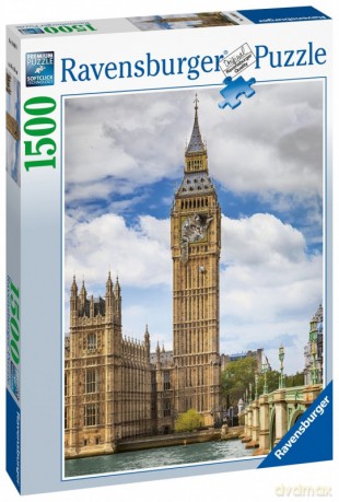 RAVENSBURGER 1500 el. Big Ben z Kotem [PUZZLE]