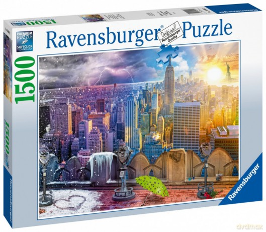 RAVENSBURGER 1500 el. Sezony w Nowym Jorku [PUZZLE]