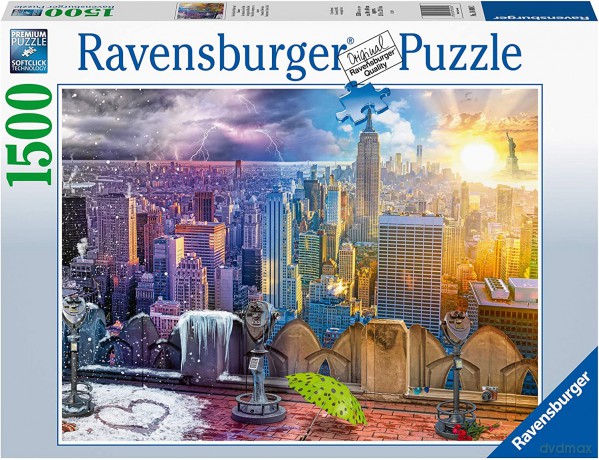 RAVENSBURGER 1500 el. Sezony w Nowym Jorku [PUZZLE]