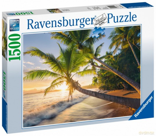 RAVENSBURGER 1500 el. Tajemnicza plaża [PUZZLE]