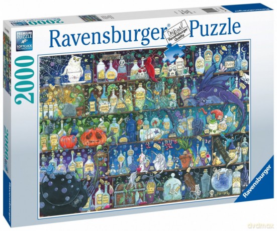 RAVENSBURGER 2000 el. Szafka z trucizną [PUZZLE]