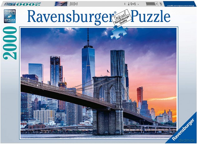 RAVENSBURGER 2000 el. Widok na Manhattan i Most Brooklyn [PUZZLE]