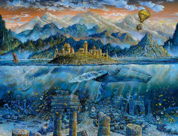 RAVENSBURGER 2000 el. Wieloryb mądrości [PUZZLE]