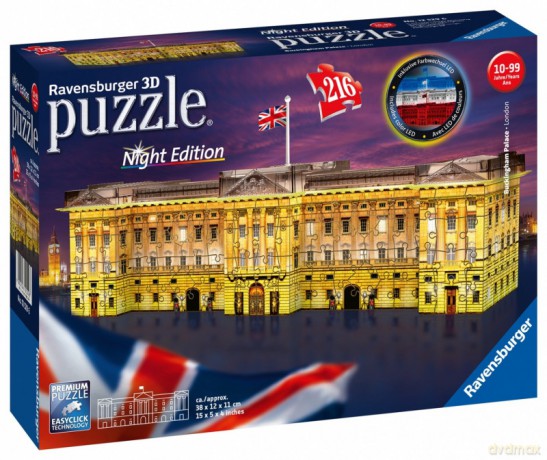 RAVENSBURGER 216 el. 3D Buckingham Pałac [PUZZLE]