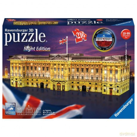 RAVENSBURGER 216 el. 3D Buckingham Pałac [PUZZLE]