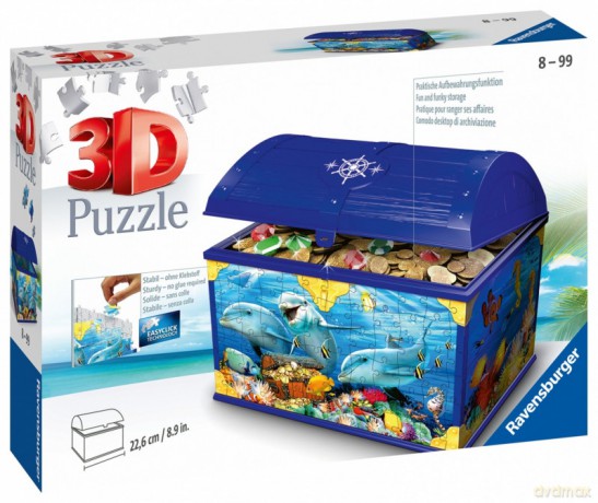 RAVENSBURGER 216 el. 3D Szkatułka podwodny świat [PUZZLE]