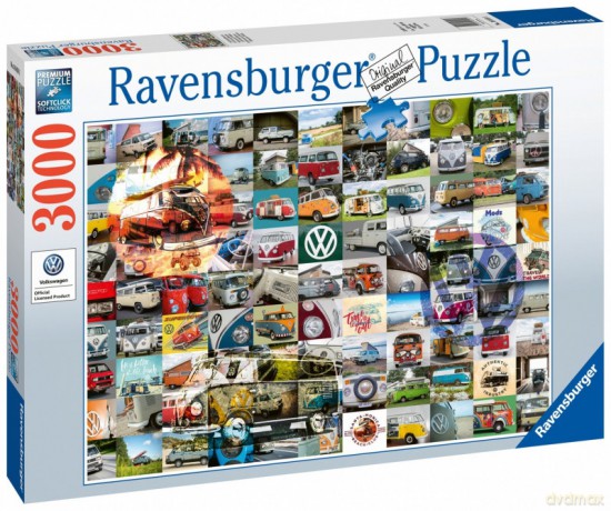 RAVENSBURGER 3000 el. 99 Momentów Kampera VW [PUZZLE]