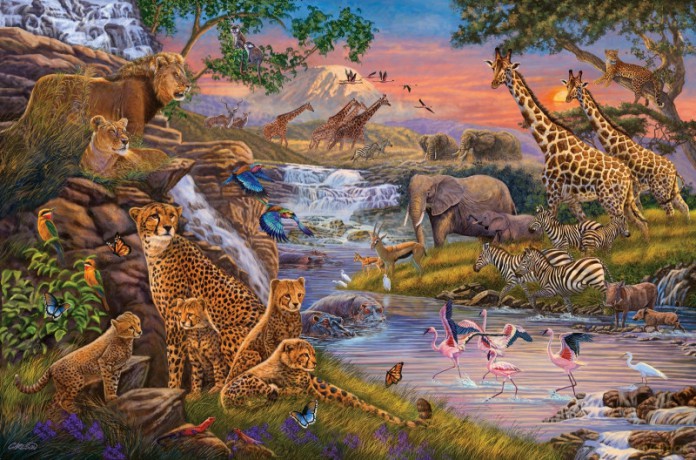 RAVENSBURGER 3000 el. Królestwo zwierząt [PUZZLE]