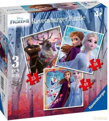 RAVENSBURGER 3w1 Frozen 2 [PUZZLE]