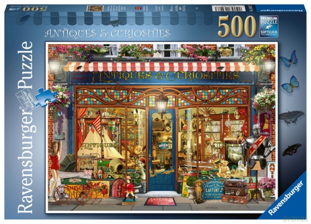 RAVENSBURGER 500 el. Witrynka z Antykami [PUZZLE]