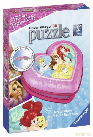 RAVENSBURGER 54 el. 3D Pudełko Księżniczki [PUZZLE]