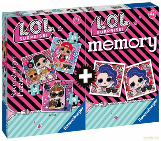 RAVENSBURGER LOL Suprise + Memory [PUZZLE]