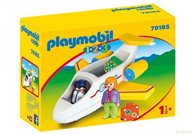 Zestaw figurek 123 Samolot pasażerski [FIGURKA]