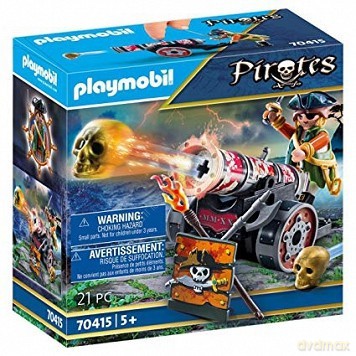 Zestaw figurek Pirat z armatą [FIGURKA]