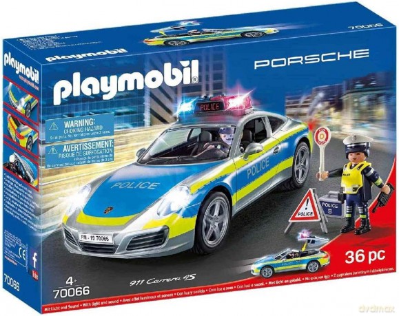 Zestaw figurek Porshe 911 Carrera 4s Policja (70066) [FIGURKA]