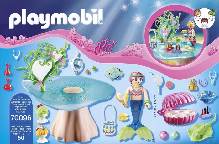 Zestaw figurek Salon piękności syrenek ze szkatułką (70096) [FIGURKA]
