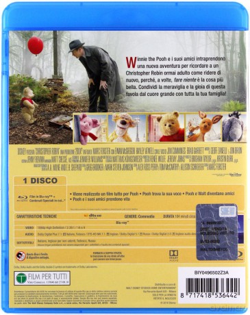 Christopher Robin (Krzysiu, gdzie jesteś?) [Blu-Ray]