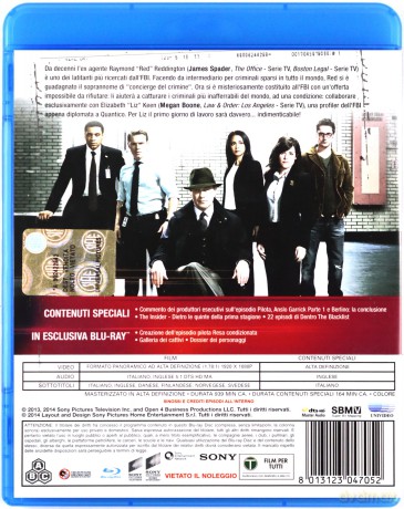 Czarna lista Sezon 1 [6xBlu-Ray]