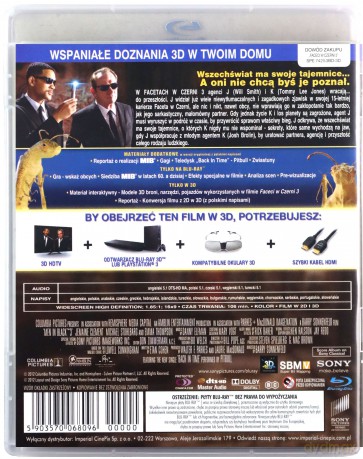 Faceci w czerni 3 3D [Blu-Ray 3D]+[Blu-Ray]