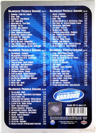 Karaoke: Największe przeboje [BOX] [5DVD]