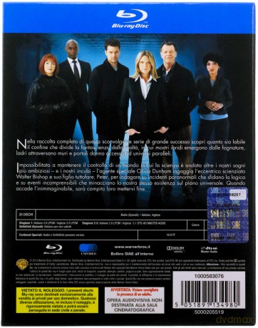 Fringe: Season 1-5 (Fringe: Na granicy światów Season 1-5) [20xBlu-Ray]