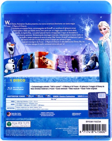 Frozen (Kraina lodu) [Blu-Ray]