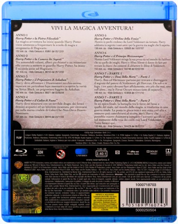 Harry Potter 1-7 [Blu-Ray]