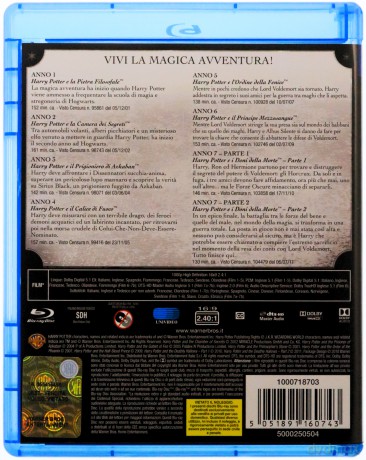 Harry Potter 1-7 [Blu-Ray]